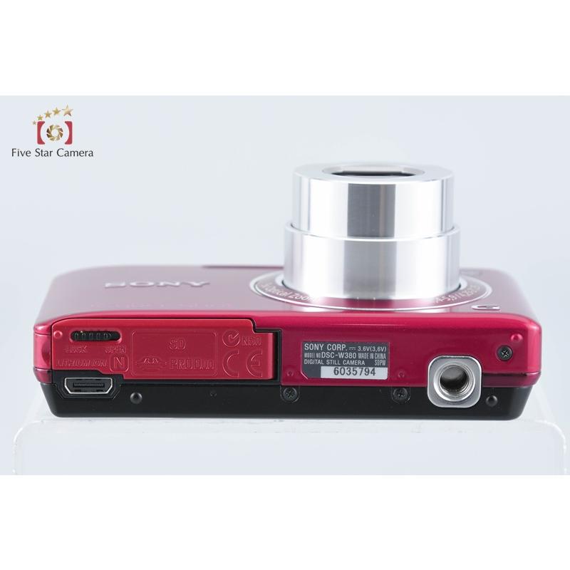 サイバーショット 【中古】SONY ソニー Cyber-shot DSC-W380 レッド