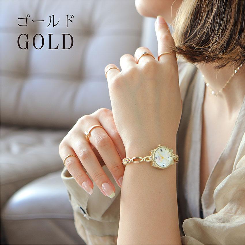 今は懐かしいレトロ【当時物】 SYLVIERE ゴールドブレスレット時計