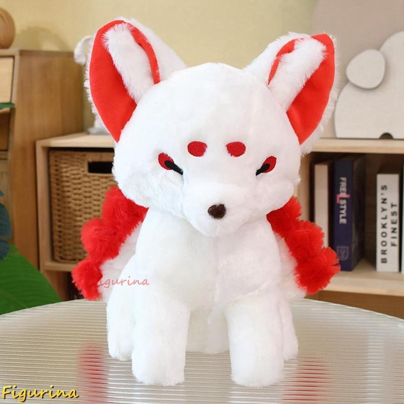 キツネ 可愛い ぬいぐるみ 九尾の狐 縫い包み リアル 抱き枕