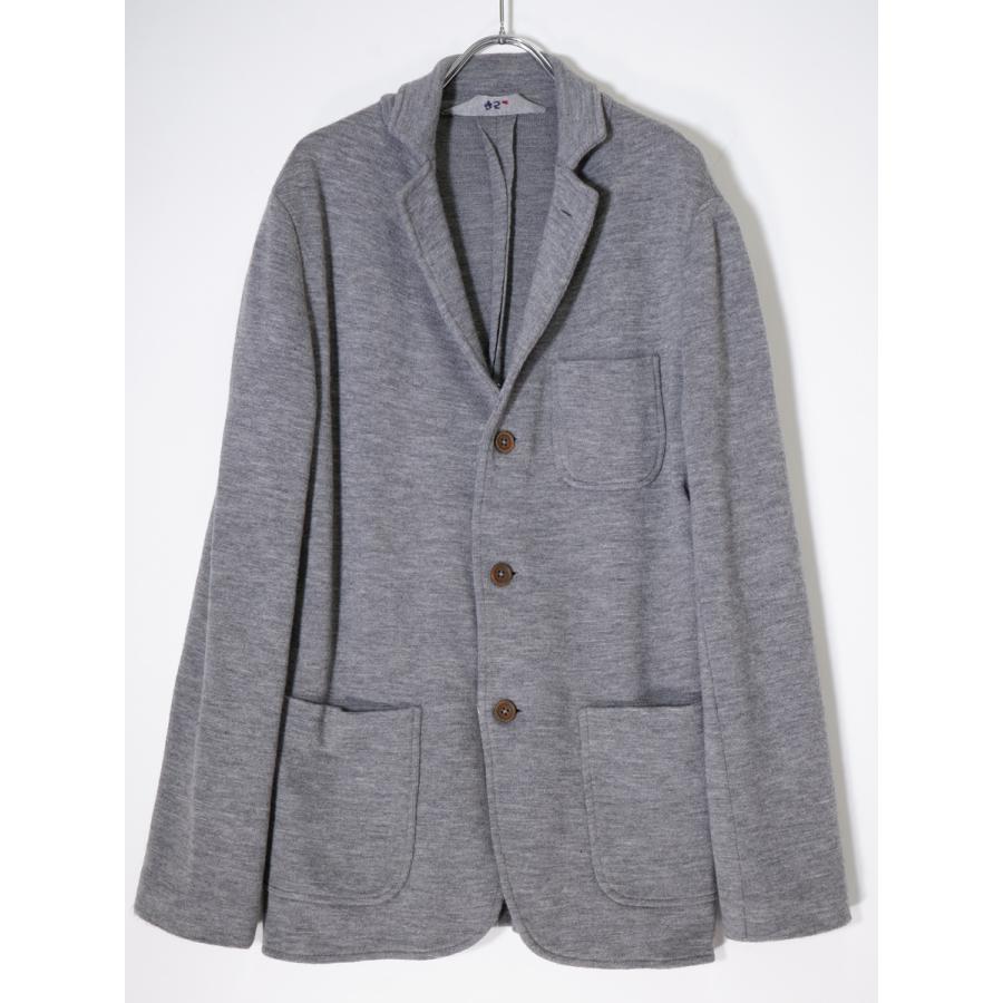 45R(45rpm 45アールピーエム) ウールニット テーラードジャケット