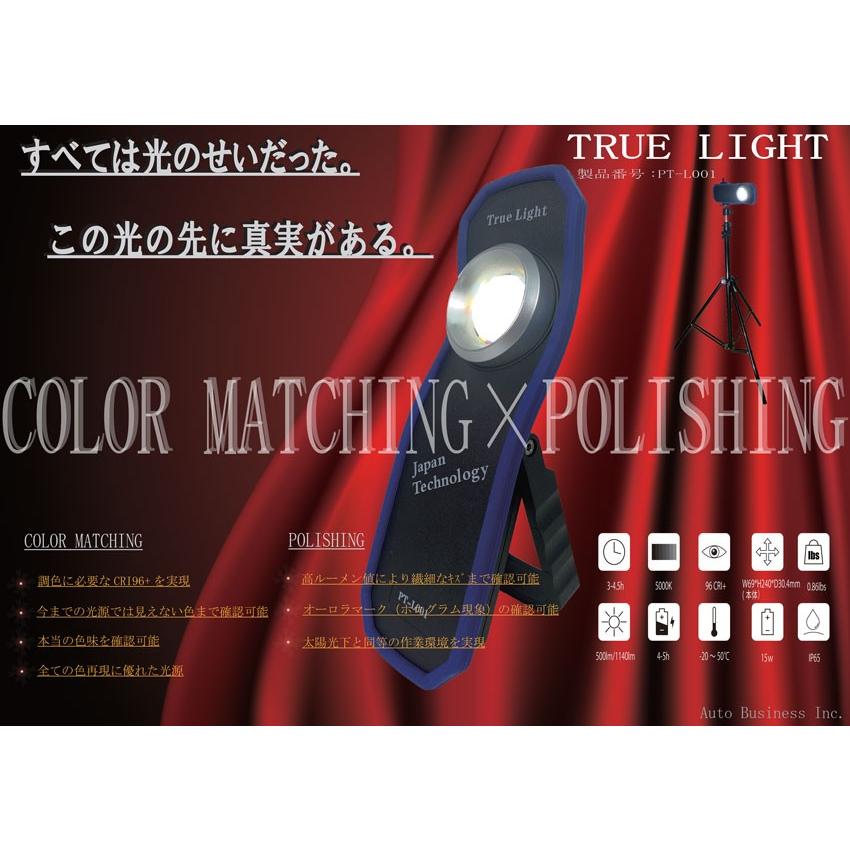 トゥルーライト＆スタンドセットPT-L001(TRUE LIGHT) 充電式調色用