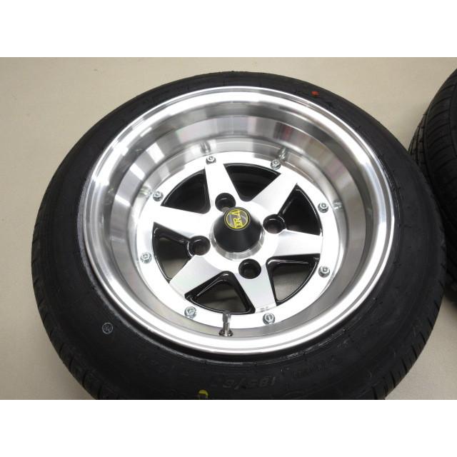 新品 復刻版 タイヤ付 ロンシャン 14インチ 4H 9J PCD114.3 オフセット