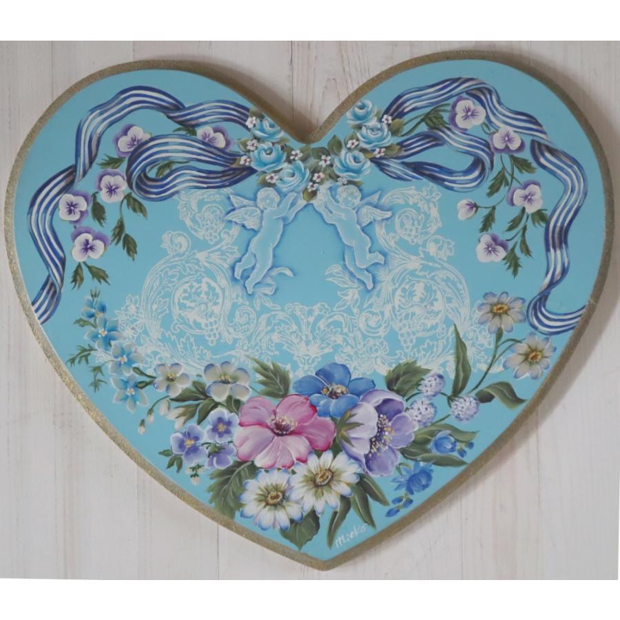 シルクスクリーンを図案として使用した トールペイント白木素材セット