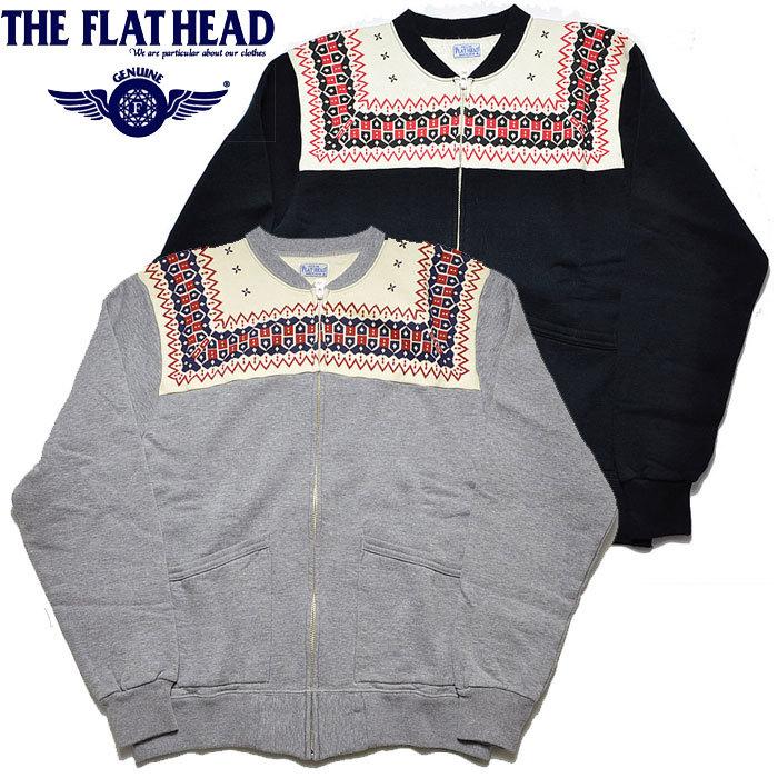 The Flat Head（フラッドヘッド） フラットヘッド 雪柄 フルジップ