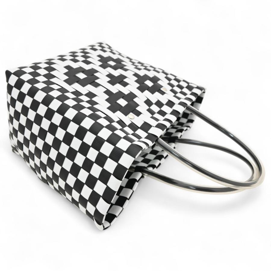 MARNI（マルニ） かごバッグ ピクニック ブラック × ホワイト Bランク