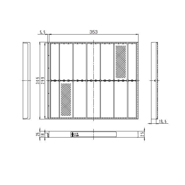 DAIKIN(ダイキン) 純正別売品 ロングライフフィルター KAF371B160