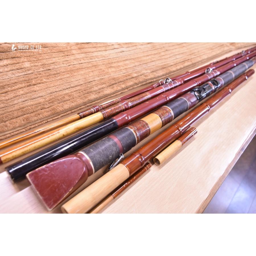 秘作 たきざわ作 瀧澤作 石鯛竿 3本半継 約5.73m 和竿 イシダイ竿