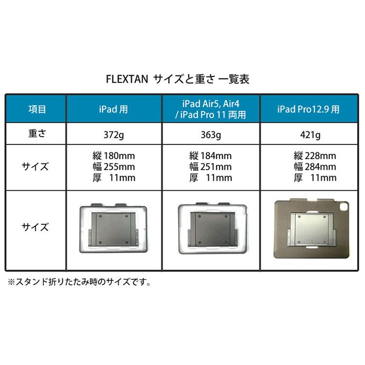 正規販売店 FLEXTAN iPad用 スタンドカバー 角度 高さ 自由自在