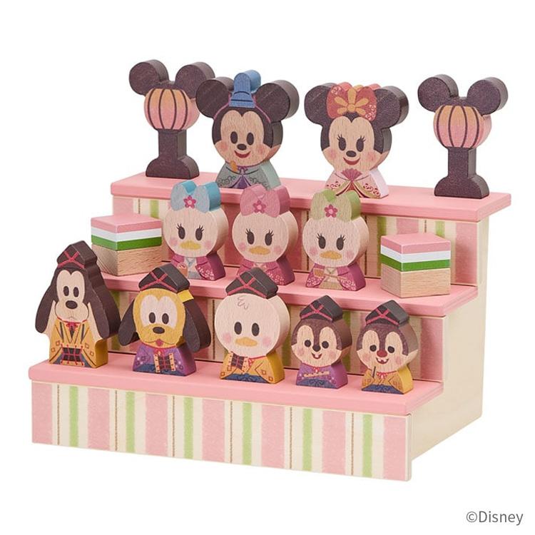 Disney｜KIDEA キャラクターハンカチ付 KIDEA＆BLOCK おひなさま