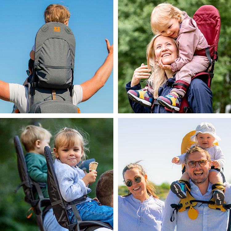 2点セット MINIMEIS 肩車キャリア本体＋専用サンシェード ミニマイス