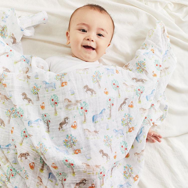 aden+anais（エイデンアンドアネイ） おくるみスワドル イヤーオブザ