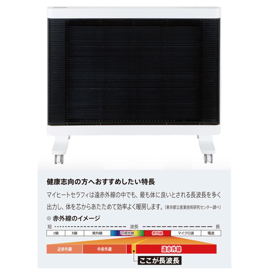 インターセントラル マイヒートセラフィ 遠赤外線ヒーター MHSー1200B