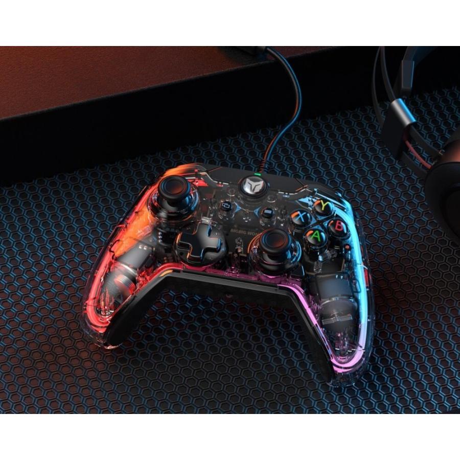 ゲーミングコントローラー 有線 BIGBIG WON USB接続 PC/Switch対応 RGB