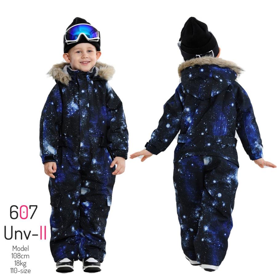 スキーウェア キッズ つなぎ ジャンプスーツ 90 100 110 120
