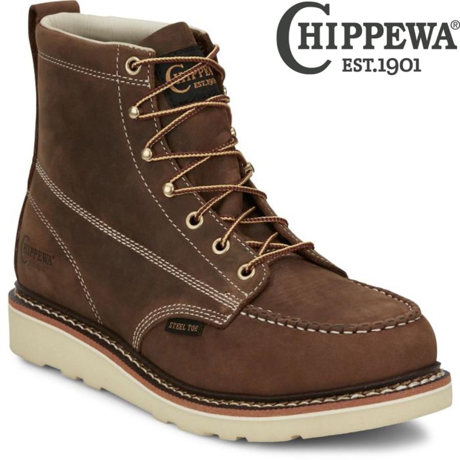 CHIPPEWA（チペワ） チペワブーツ ワークブーツ EDGE WALKER 6 STEEL