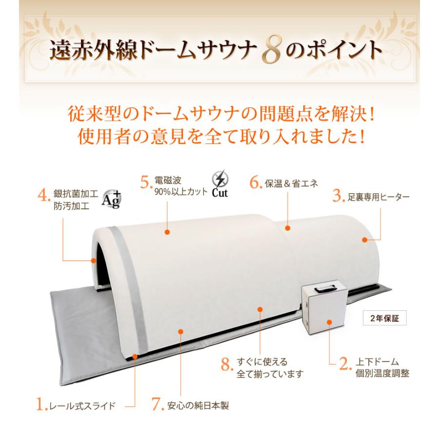 日本製】遠赤外線ドームサウナ プロフェッショナル 100V ご家庭〜業務