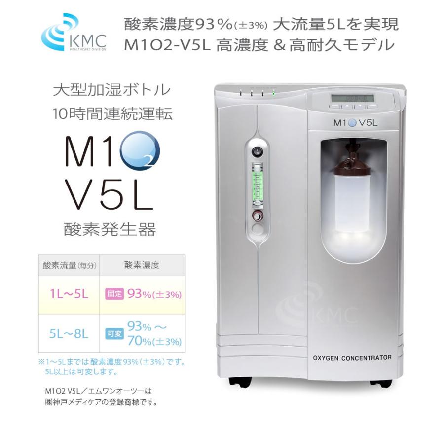 酸素発生器/酸素濃縮器 M1O2-V5L エムワンオーツーV5L 家庭用〜業務用