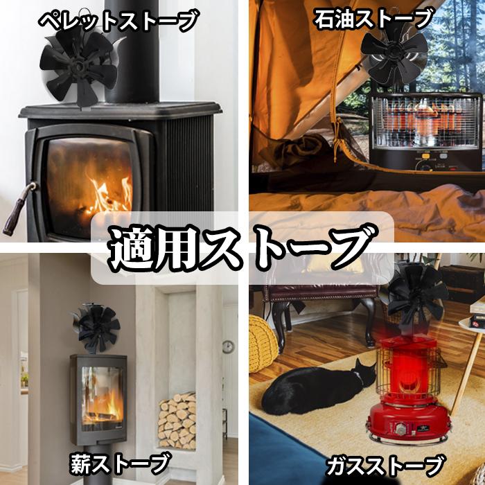 ストーブファン エコファン 灯油ストーブファン 薪ストーブ 省エネ