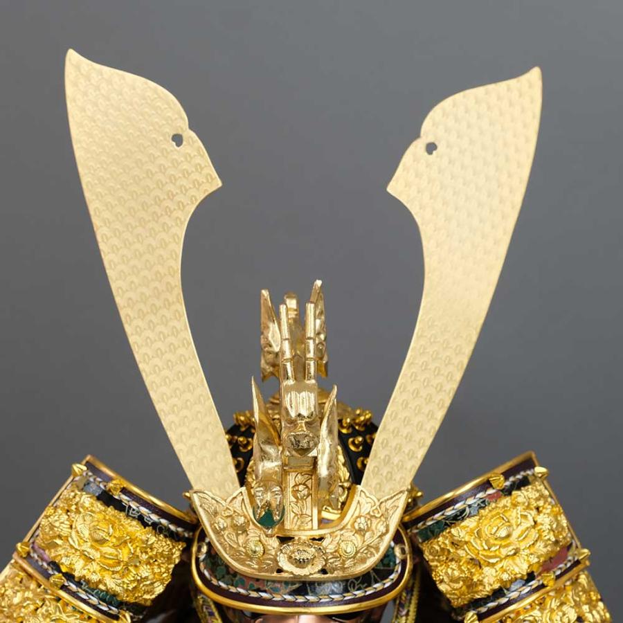 久月 五月人形 鎧平飾り 端午の節句 兜 鎧 鎧兜 鎧飾り 家紋入れ 甲冑