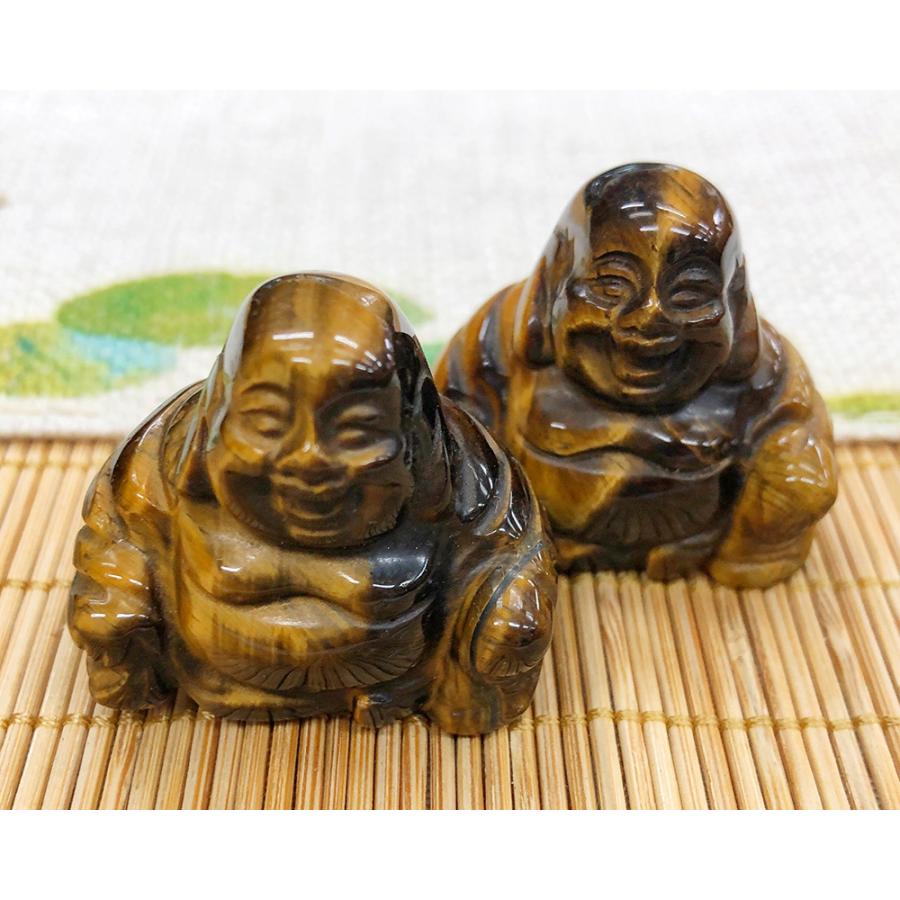 天然石置物 七福神 布袋様 パワーストーン 置物 10種類から選ぶ 天然石