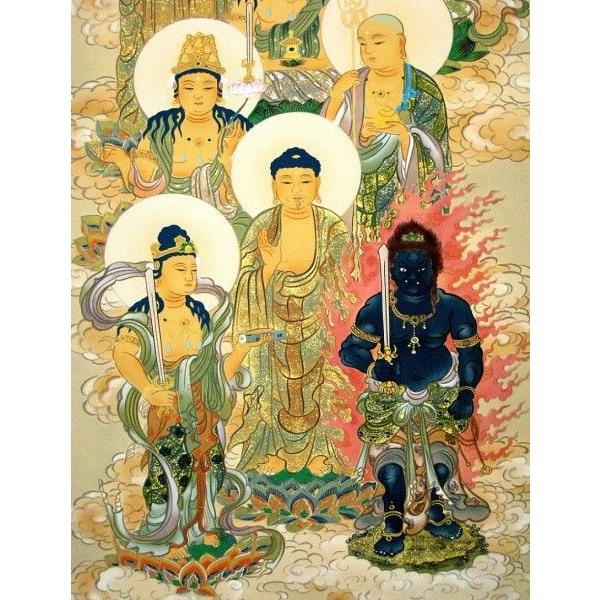 掛け軸 掛軸 十三仏 (十三佛) 長尾龍石 (真作・新品) : 掛け軸の専門店