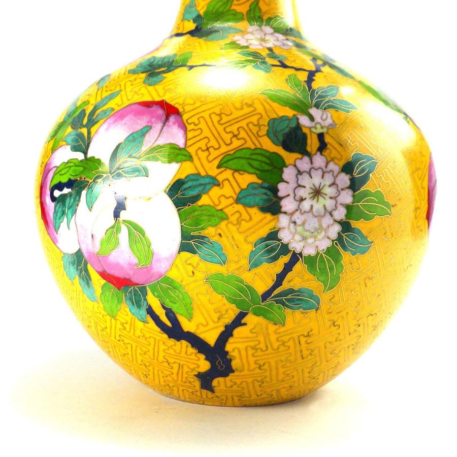 故宮博物院 七宝焼き 七宝焼 昭和レトロ インテリア 花柄 花瓶 中国