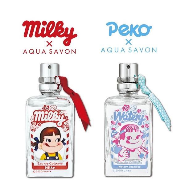 アクアシャボン×不二家 ペコちゃん運動会 ミルキーの香り オーデコロン