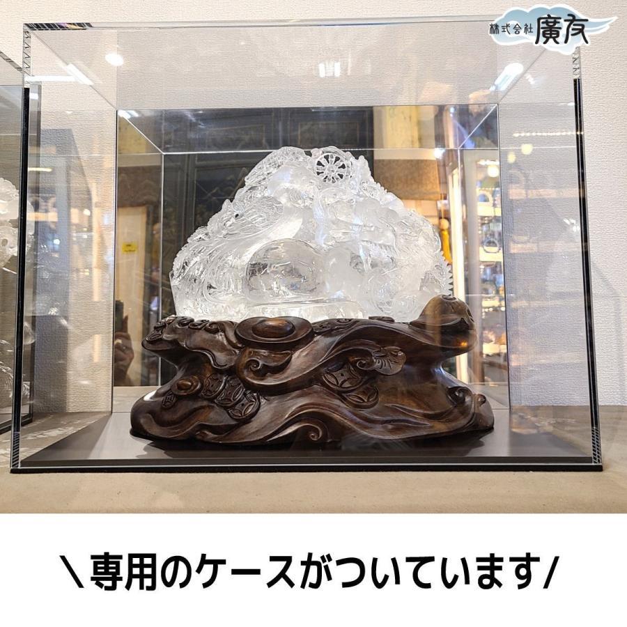 開運 龍の置物 龍 水晶 鳳凰 置物 龍彫刻 風水 玄関 パワーストーン