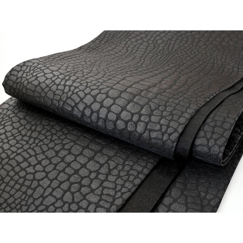 お仕立て上がり 振袖用 クロコ風 型押し柄 袋帯 日本製 全3色 hp-299