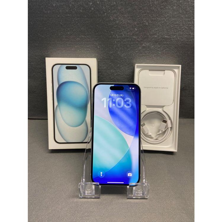 Apple 超美品 国内版 SIMフリー iPhone15 256GB ブルー色 : 翼商店毎日