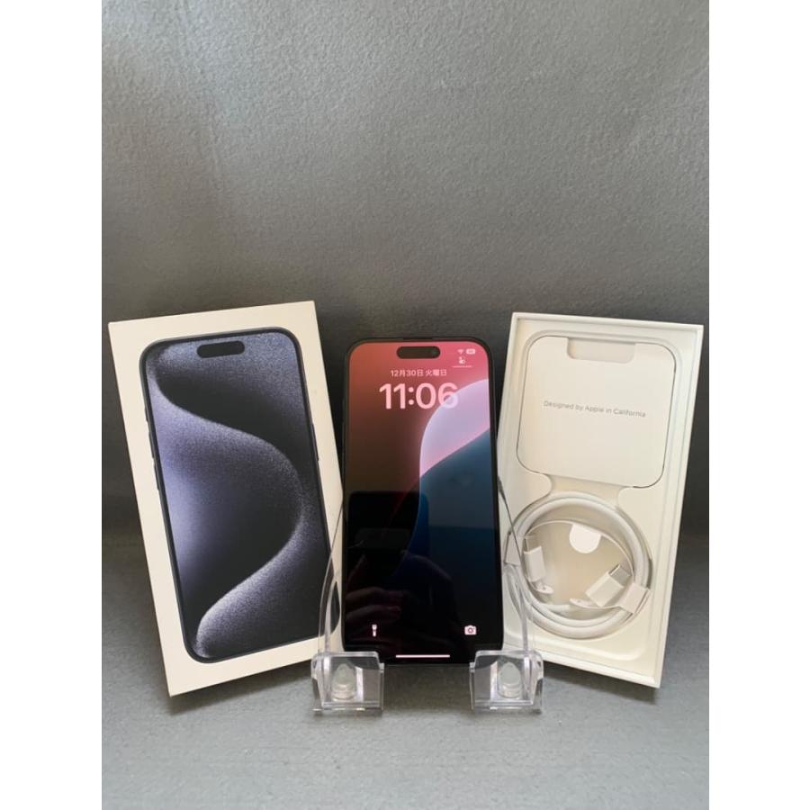 Apple 美品 国内版 SIMフリー iPhone15 Pro 1TB ブルーチタニウム色
