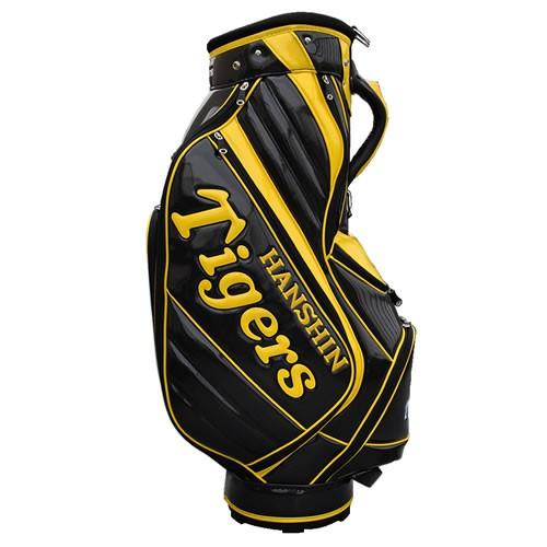 阪神タイガース ゴルフ グッズ エナメル キャディバッグ GOLF
