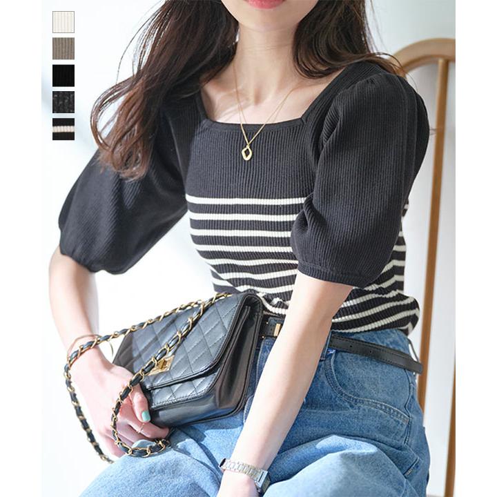 KOBE LETTUCE（神戸レタス） ニット モックネックorスクエアネックぽ