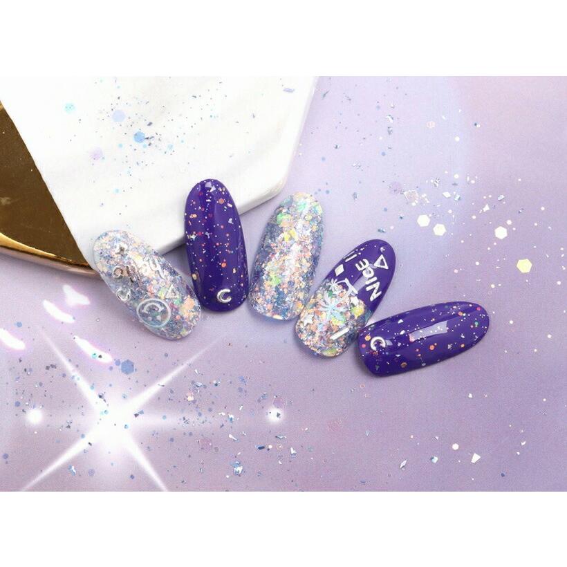 ネイル グリッター ラメ 8色から選択可能 ギャラクシーグリッター