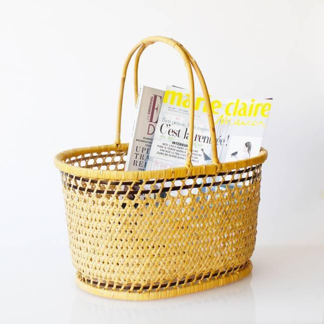 かごバッグ 夢二籠(ゆめじかご） /小林ミドリ 新潟 国産 天然竹 手編み