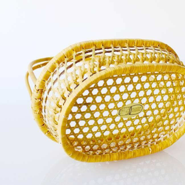 かごバッグ 白鳥籠 (はくちょうかご） /小林ミドリ 新潟 天然竹 手編み