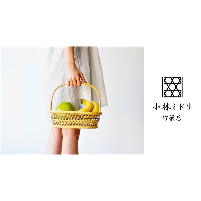 かごバッグ 白鳥籠 (はくちょうかご） /小林ミドリ 新潟 天然竹 手編み