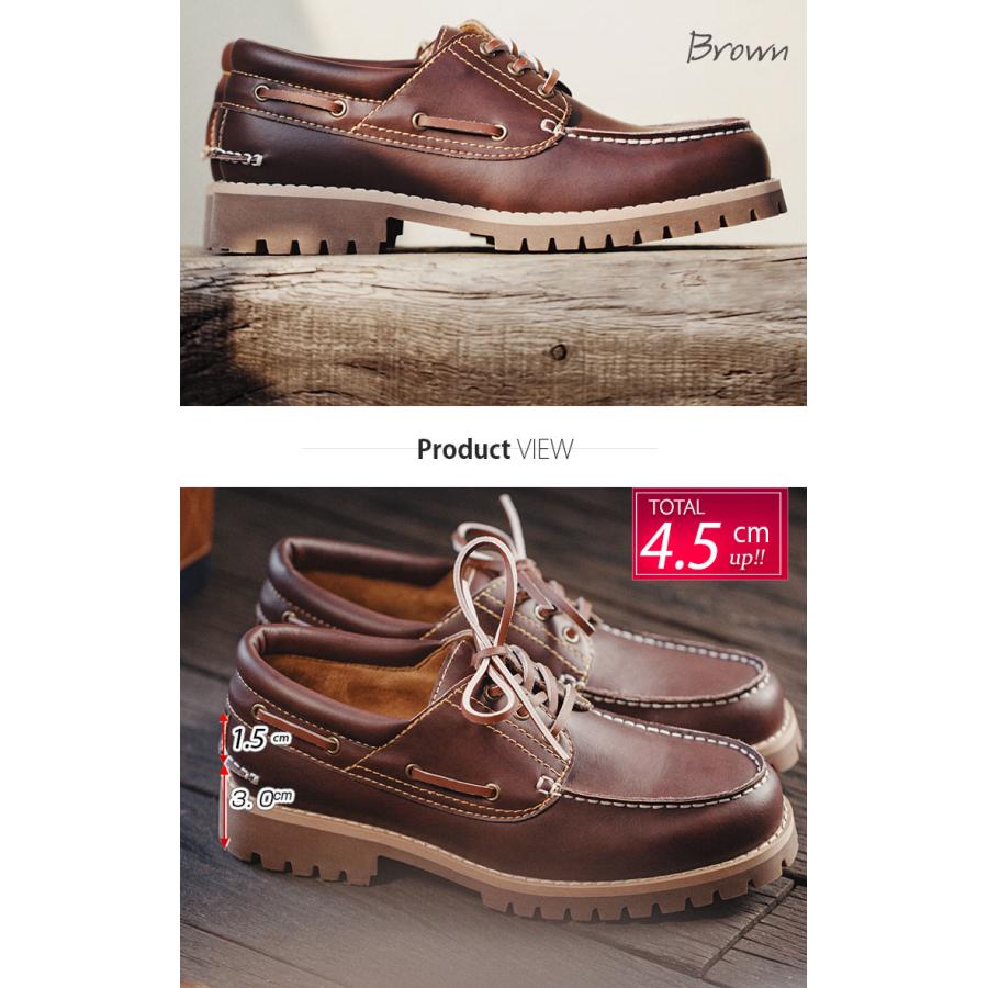 デッキシューズ メンズ 本革 スリーホール カントリー クラシック