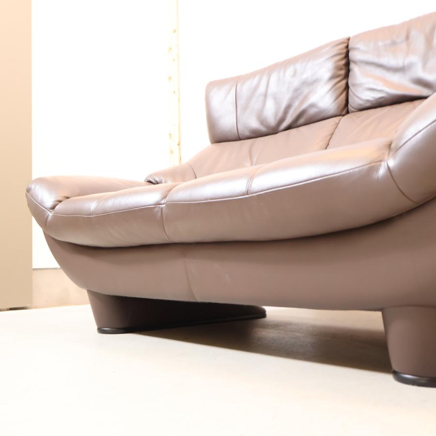 Karimoku カリモク Chitano チターノ クラウド 本革 2.5人掛けソファ