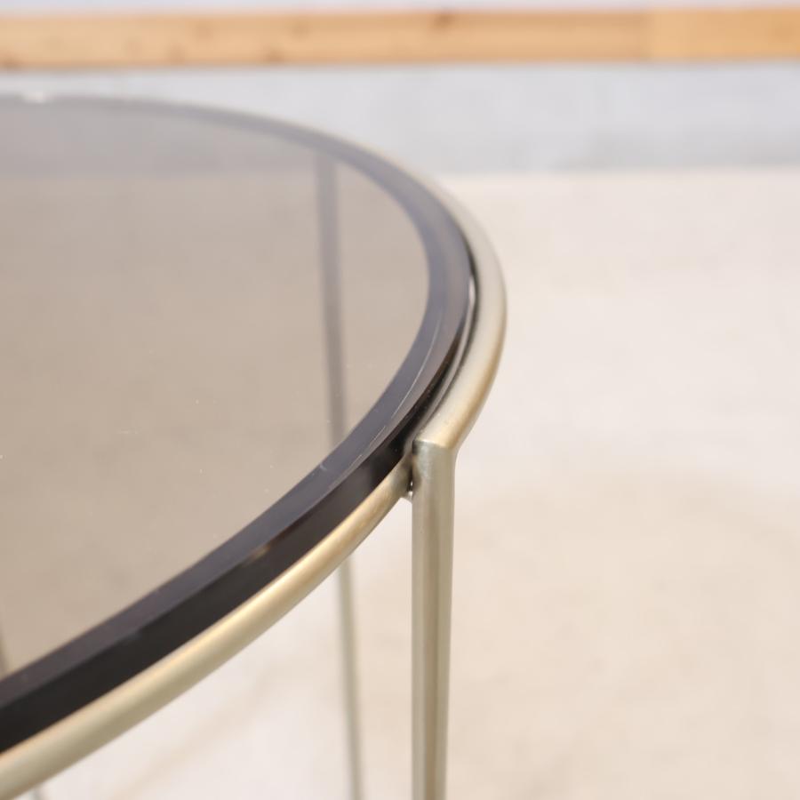 arflex アルフレックス CLIPS クリップス サイドテーブル 円形 ガラス