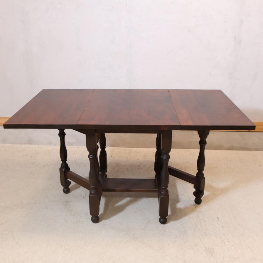 松本民芸家具 M型バタフライ卓 ミズメザクラ無垢材 ダイニングテーブル