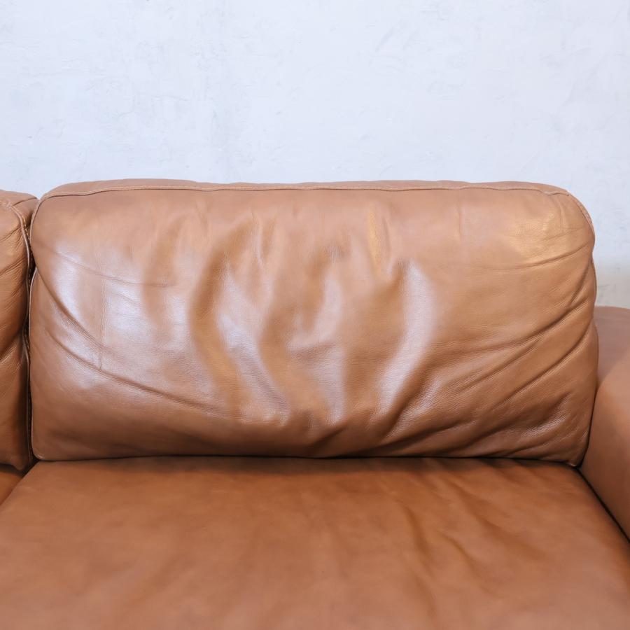 unico ウニコ TERRA テラ レザー フェザー 3人掛けソファー 総皮革