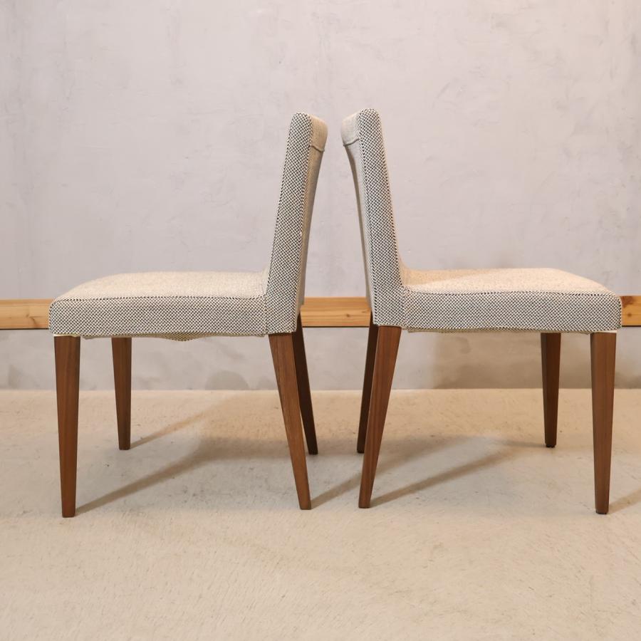 ACTUS（アクタス） FB ウォルナット材 ダイニングチェア 2脚セット