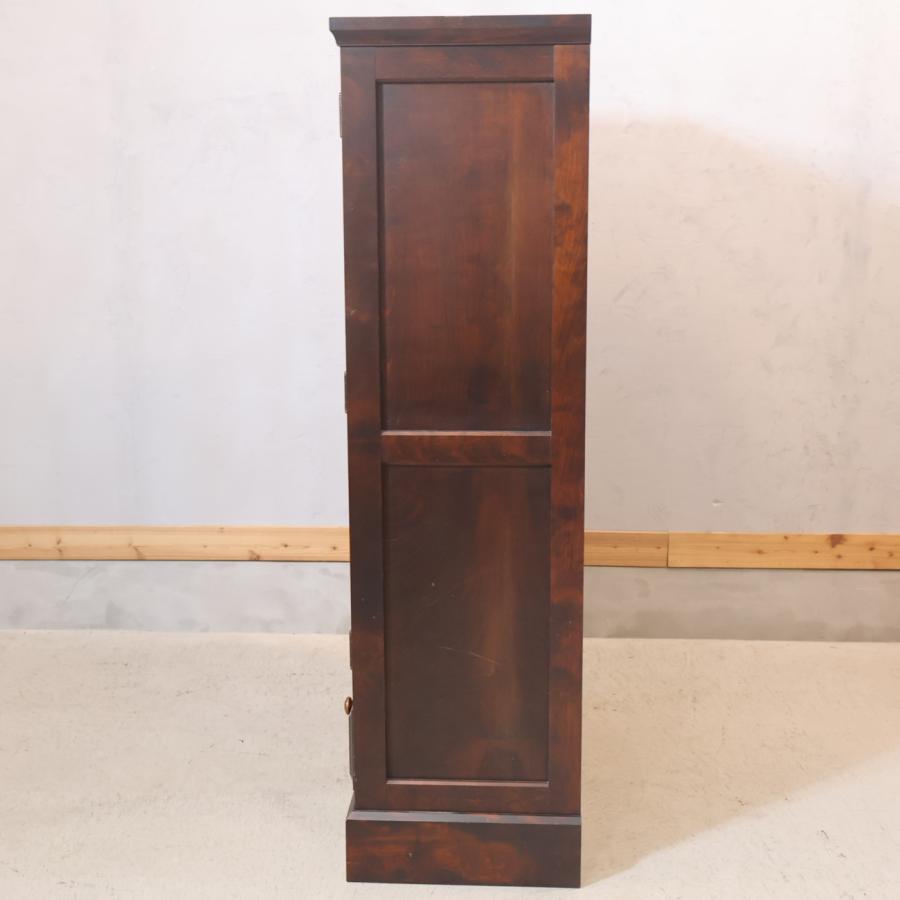 北海道民芸家具 樺材無垢 本棚 ブックキャビネット 天然木 収納家具