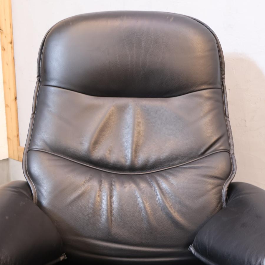 karimoku カリモク 本革 リクライニングチェア オットマン付