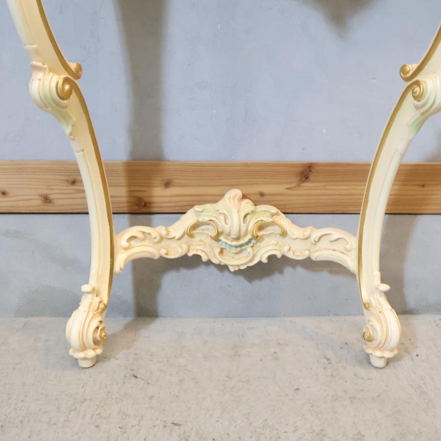 SILIK シリック 大理石 コンソールテーブル ホールテーブル 壁立て掛け