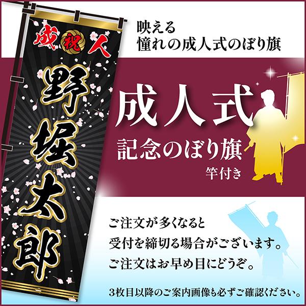 最大P19％☆爆買WEEK 卒業 入学 等に変更可能 成人式 のぼり旗 黒帯 黒