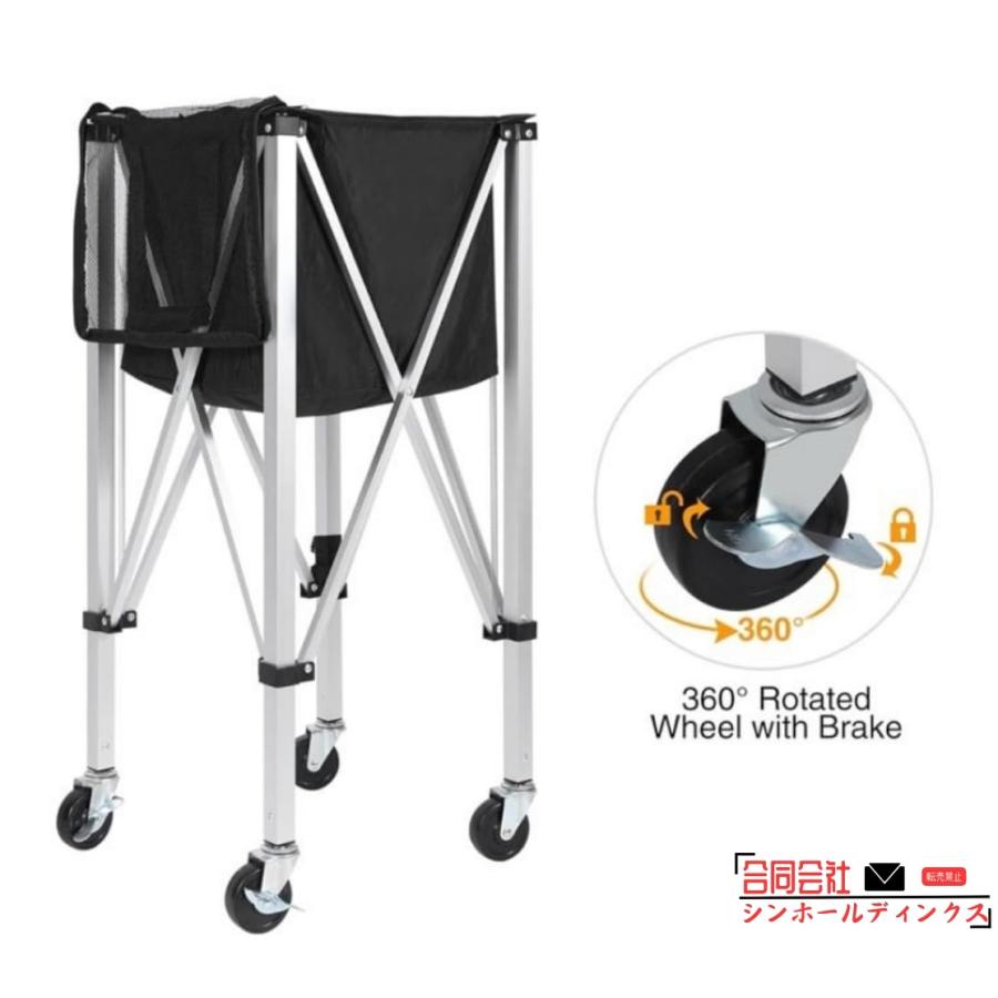 折りたたみ式 テニスフレーム アルミニウム合金 カート 移動が簡単