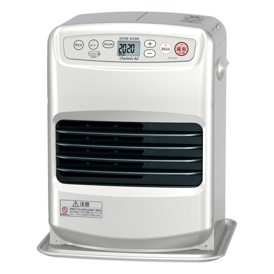 ダイニチ 石油ファンヒーター 木造7畳 ライトシルバー FW−25S6