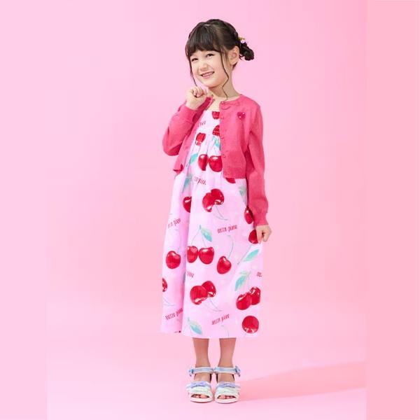 mezzo piano メゾピアノ チェリー柄 浴衣 セット 110 120 130 140cm